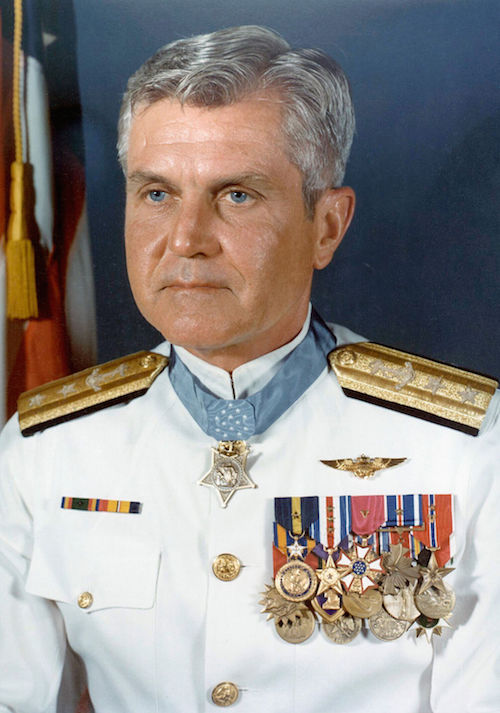 Admiral James Stockdale is an American Hero and Congressional Medal of Honor recipient.