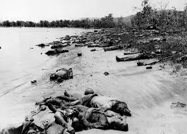 World War II fighting in the pacific and the countless lives lost in the military.