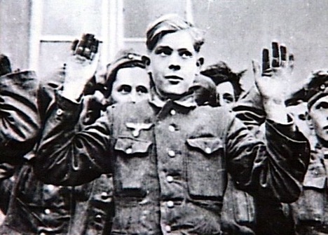 WW2 German soldier surrendering 