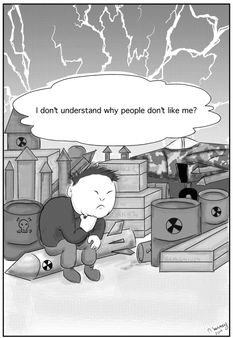 North Korean dictator kim jong un is a despicable me chartacer.