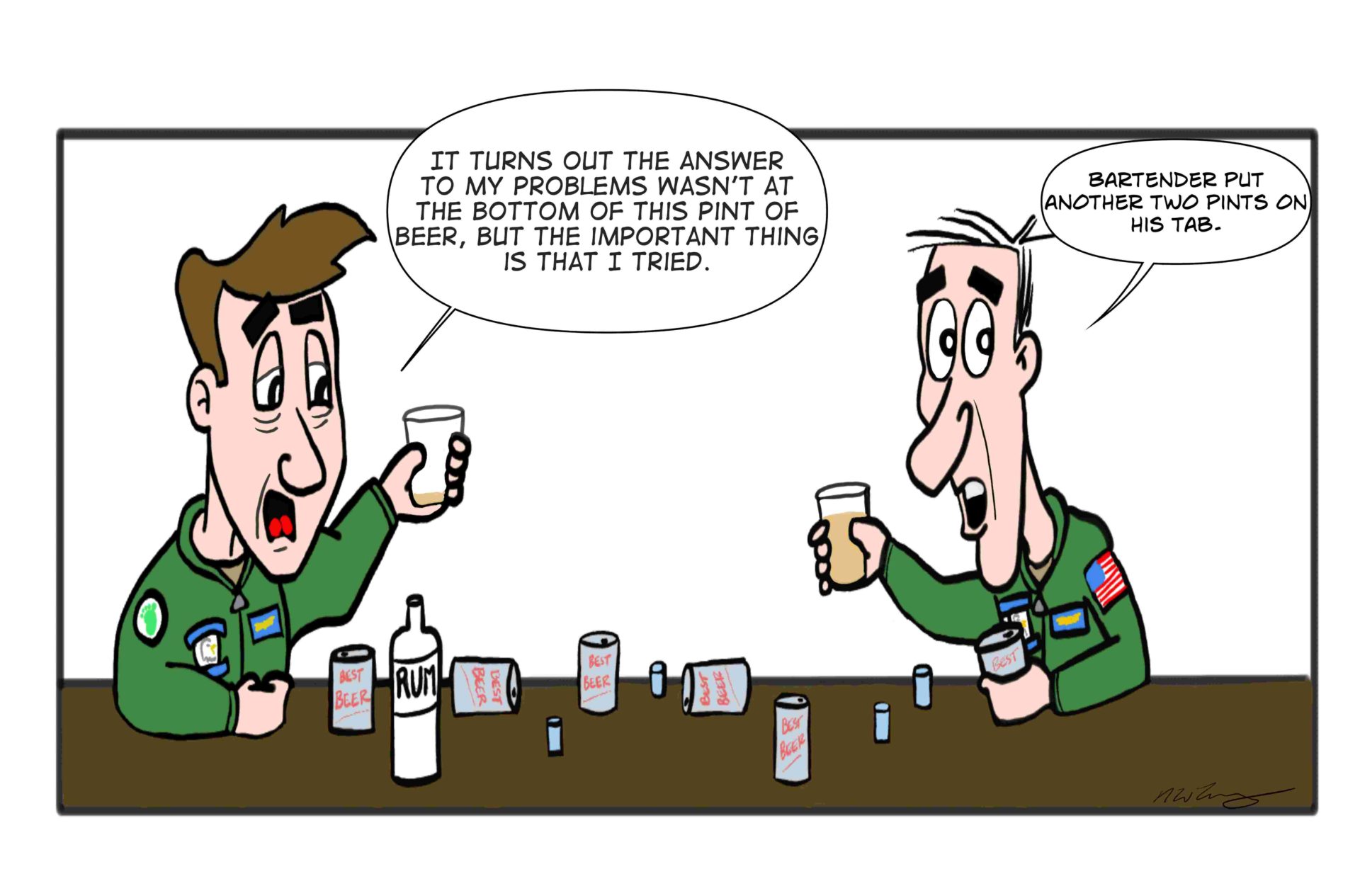 military pints