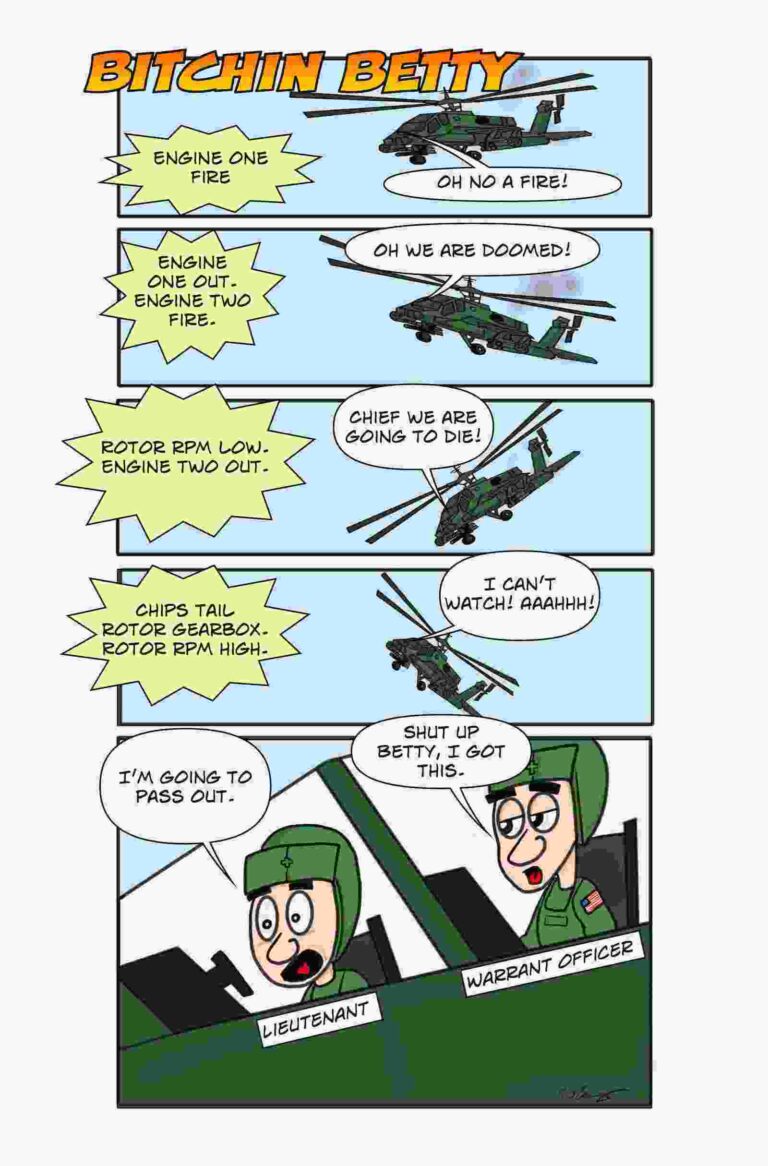 Army helicopter pilots must listen to bitching Betty when things go wrong