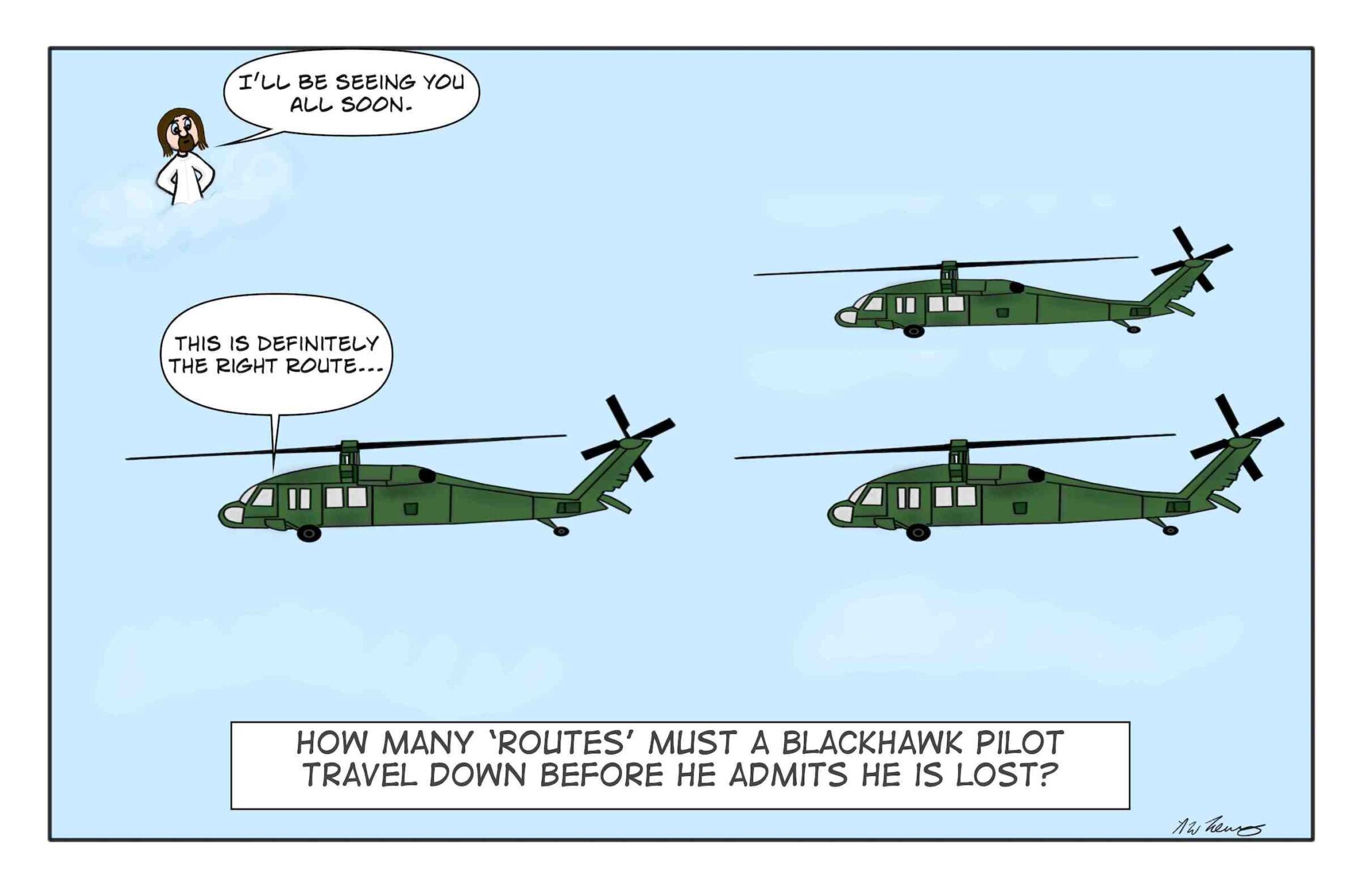 Apache and Blackhawk helicopters can trash talk - The Frontlines