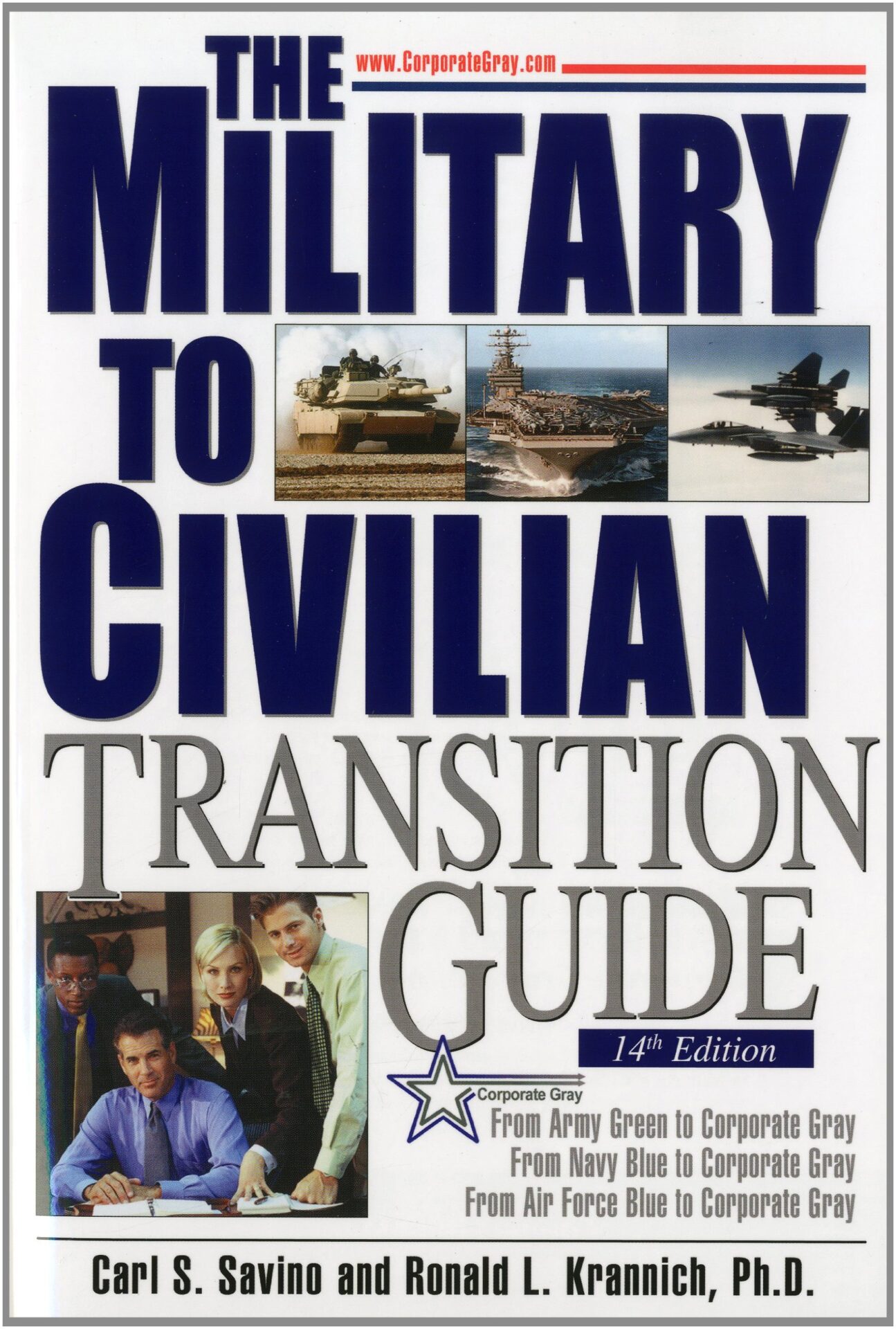 Military to Civilian Transition Guide for Army, Navy, Marines and Air Force service members.