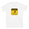 Warning no rescue swimmer on duty white t-shirt.