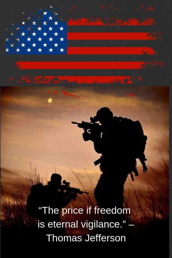 The Price of Freedom...Thomas Jefferson - The Frontlines Military Quotes