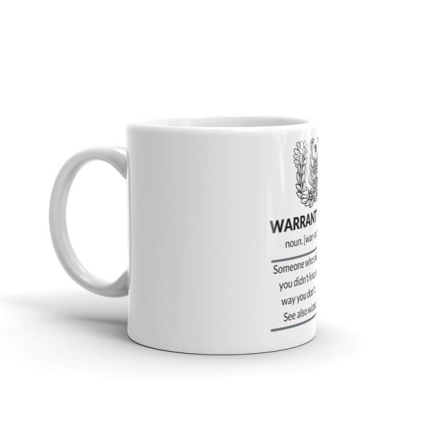 Army Warrant Officer definition 11 oz coffee mug left side view.