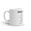Sarcasticist for those who love sarcasm and humorous coffee cups. Side view