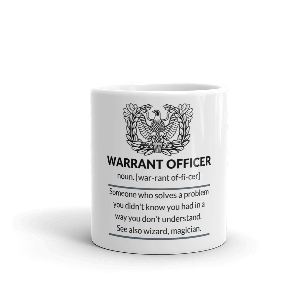 Warrant Officer Definition Mug - The Frontlines