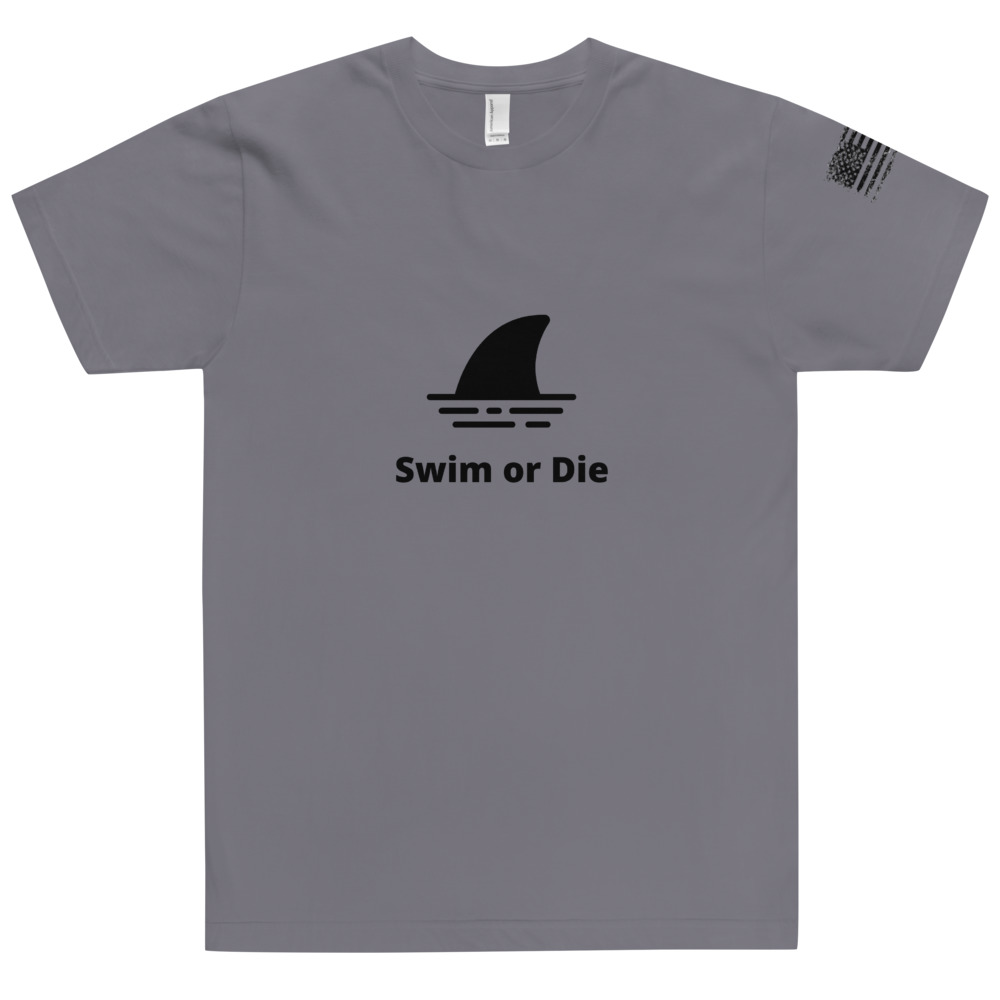 rescue swimmers swim or die against a shark