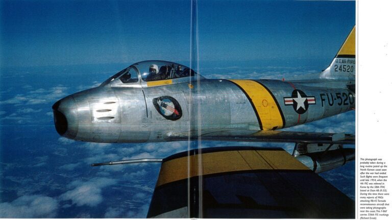 The 4th Fighter Wing F-86 during the Korean War.