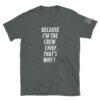 Because I’m the crew chief grey shirt dedicated to aircrewmen in the military.