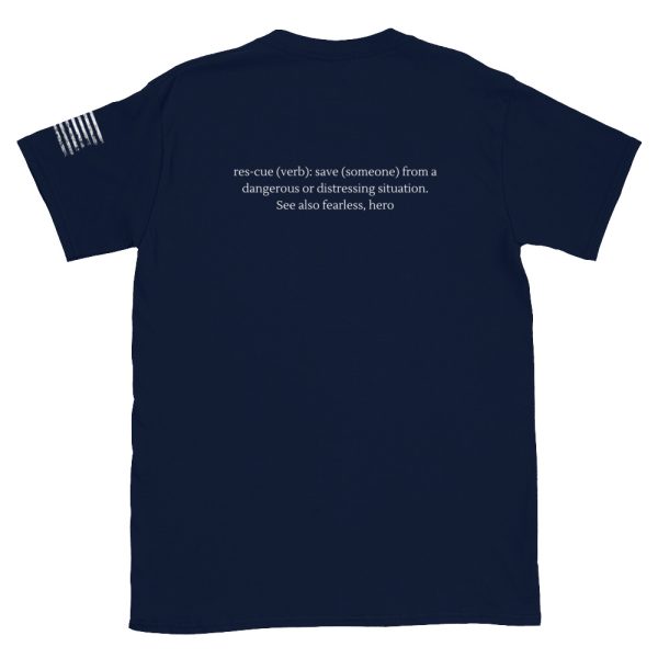 Rescue specialist search and rescue definition navy shirt.
