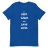 First responders keep calm to save lives navy shirt.