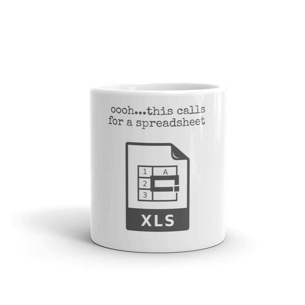 Spreadsheet Mug - The Frontlines