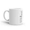 Rescue swimmer definition coffee cup on a white glossy 11 oz mug side view.