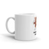 Army Warrant Officer Wobbly One and Wojgy Bear white glossy mug. Side view of coffee cup.