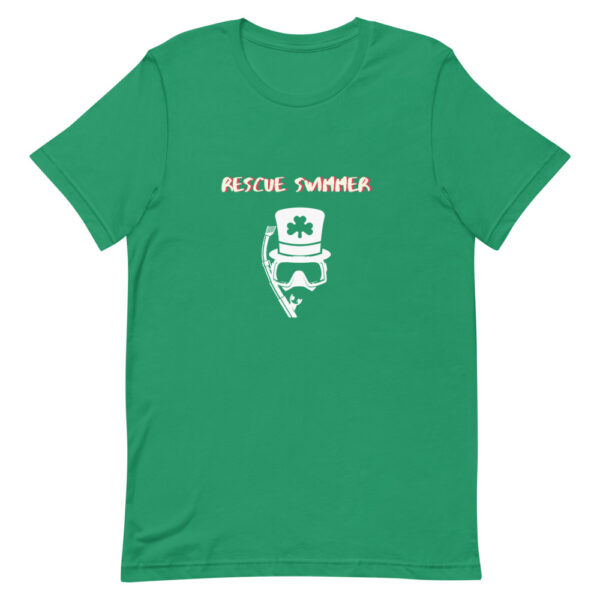 I'm a rescue swimmer with a top hat is a perfect Saint Patrick's Day green t-shirt.