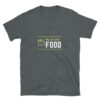 Aviators will fly for food because they love flying aircraft. This is a grey shirt available in multiple sizes.