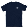SAR stache is a rescue swimmer logo with an old mustache in this navy t-shirt from the frontlines.