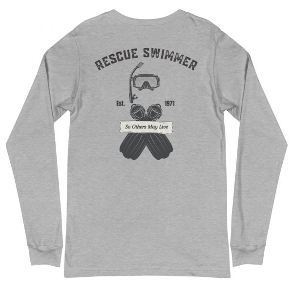 USN Rescue Swimmers established in 1971 long sleeve t-shirt