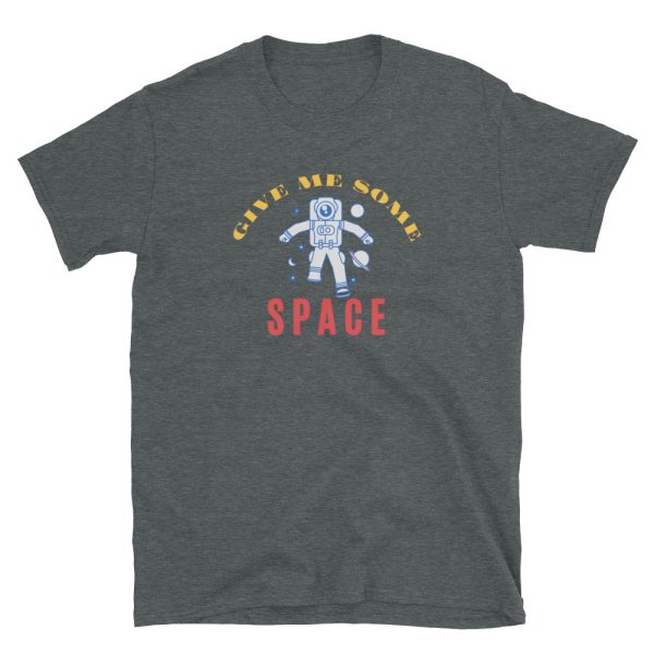 give me some space dark heather grey shirt from the frontlines.