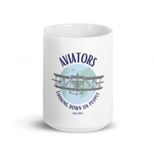 aviators with glossy mug 15oz from the frontlines