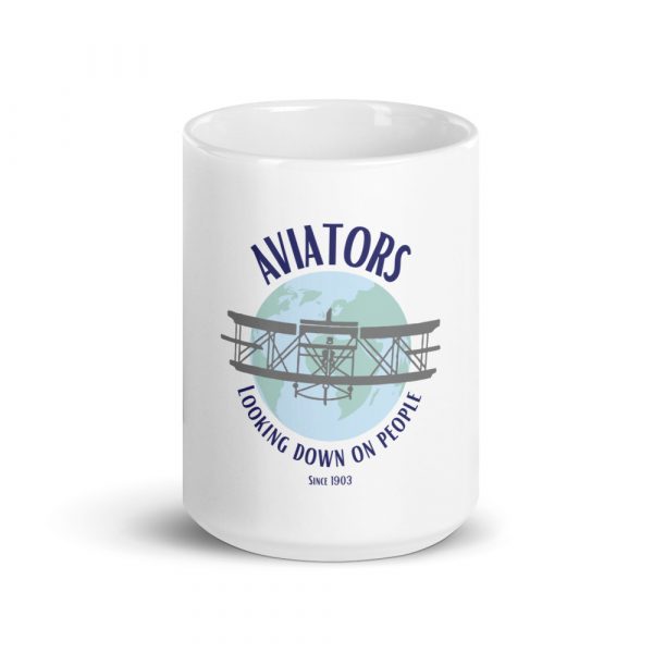 aviators with glossy mug 15oz from the frontlines